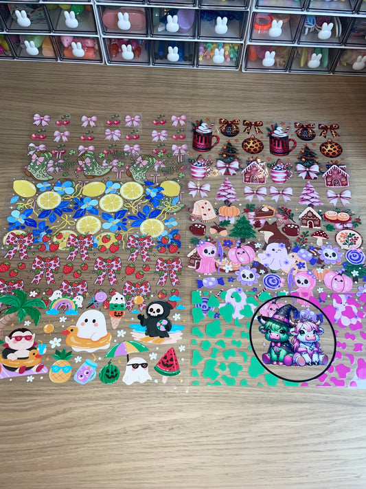 10 x UV DTF 16 oz cup Transfers for £10